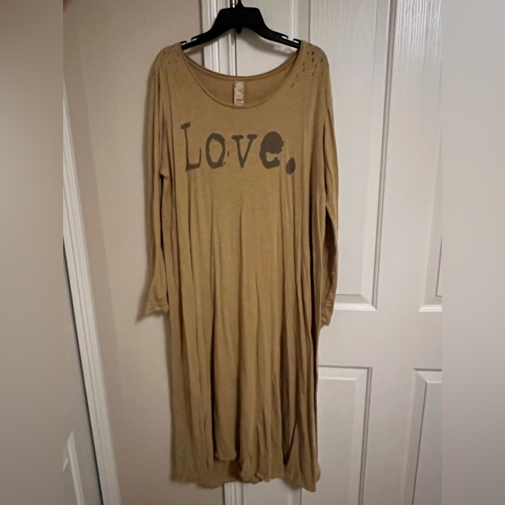 Magnolia Pearl long sleeved LOVE dress.